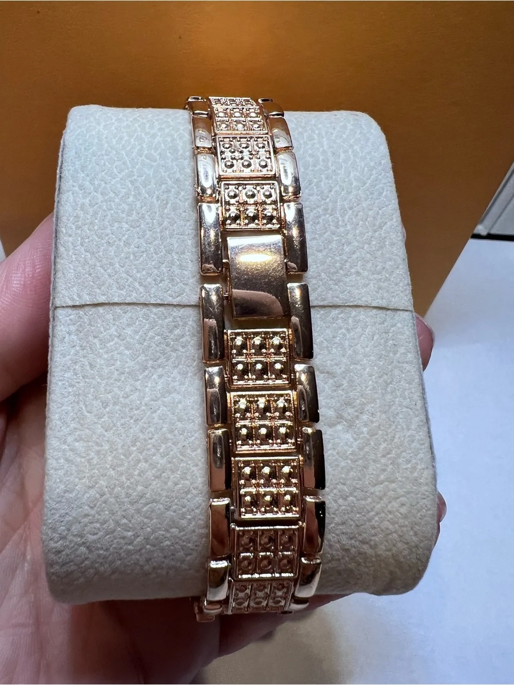 Rose Gold CZ Women's Fashion Watch
